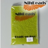 Zdjęcie - Koraliki NihBeads Transparent Frosted Lime Green