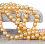 Zdjęcie - Hematyt platerowany kulka gładka satynowa light gold