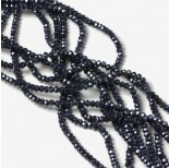Zdjęcie - Kryształki oponki fasetowane blue hematite