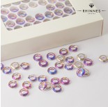 Zdjęcie - Kruształy Rhinnes ring cut heliotrope