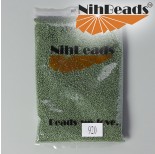Zdjęcie - Koraliki NihBeads Metallic Frosted Pale Green