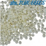 Zdjęcie - Koraliki TOHO Round Silver-Lined Milky Lt Jonquil