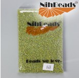 Zdjęcie - Koraliki NihBeads Silver-Lined SH Trans-Rainbow Lime
