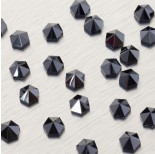 Zdjęcie - 5060 Hexagon Spike bead jet hematite