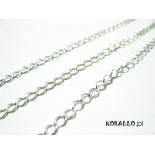 Zdjęcie - Srebrny łańcuch diamentowany, Ag925