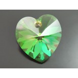 Zdjęcie - 6228 heart pendant SWAROVSKI luminous green
