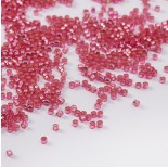 Zdjęcie - Koraliki Miyuki Delica Dyed Silver Lined Dark Pink