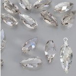 Zdjęcie - 6540 twisted drop, SWAROVSKI, silver shade