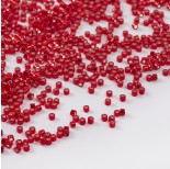 Zdjęcie - Koraliki Miyuki Delica Dyed Silver Lined Red