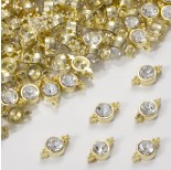 Zdjęcie - Przekładka z kryształkiem koloru złotego crystal