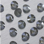 Zdjęcie - 1122 Swarovski rivoli stone Crystal Dark Grey