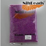 Zdjęcie - Koraliki NihBeads Inside-Color Rainbow Black Diamond/ Fucia Line