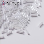 Zdjęcie - Koraliki Miyuki Bugles #2 6 mm White Ceylon