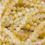 Zdjęcie - Masa perłowa kulka gładka opalizująca bananowa