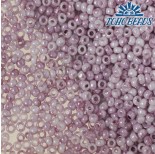 Zdjęcie - Koraliki TOHO Round Marbled Opaque White/Pink