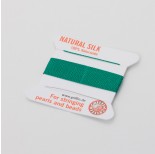 Zdjęcie - Nici jedwabne z igłą green