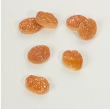 Zdjęcie - Kwarc tytanowy platerowany druzy owal golden shadow
