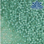 Zdjęcie - Koraliki TOHO Round Permanent Finish - Silver-Lined Milky Dark Peridot