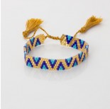 Zdjęcie - Bransoletka boho 5 rzędowa z koralików Matsuno