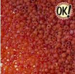 Zdjęcie - Koraliki SeedBeads Round Frosted Siam AB