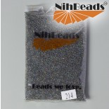 Zdjęcie - Koraliki NihBeads Inside-Color Rainbow Crystal/ Jet Line