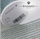 Zdjęcie - Taśma z kryształkami kolor srebrny blue zircon