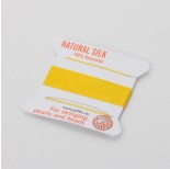 Zdjęcie - Nici jedwabne z igłą yellow
