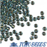 Zdjęcie - Koraliki TOHO Round Gold-Lined Rainbow Aqua