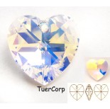 Zdjęcie - 6228 heart pendant, SWAROVSKI, crystal AB,