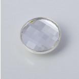 Zdjęcie - Srebrna wpinka Kaleidoskop Swarovski cheesboard crystl