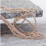 Zdjęcie - Hematyt kulka fasetowana platerowana rose gold