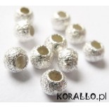 Zdjęcie - Kulki srebrne diamentowe, próba Ag925