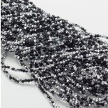 Zdjęcie - Kryształki oponki fasetowane black and silver