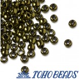 Zdjęcie - Koraliki TOHO Round Gold-Lustered Dark Chocolate Bronze