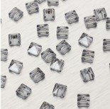 Zdjęcie - 5061 Square spike bead silver night