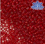 Zdjęcie - Koraliki TOHO Round Silver-Lined Ruby
