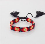 Zdjęcie - Bransoletka boho 5 rzędowa z koralików Matsuno