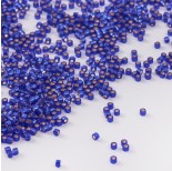 Zdjęcie - Koraliki Miyuki Delica Dyed Semi Matte Silver Lined Cobalt