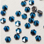 Zdjęcie - 5060 Hexagon Spike bead metalic blue
