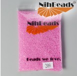 Zdjęcie - Koraliki NihBeads Inside-Color Rainbow Crystal/ Baby Pink