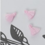 Zdjęcie - Mini chwost bawełniany pastelowo różowy