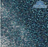 Zdjęcie - Koraliki TOHO Round Inside-Color Rainbow Crystal/Green Teal Lined