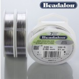 Zdjęcie - Beadalon linka powlekana grey color